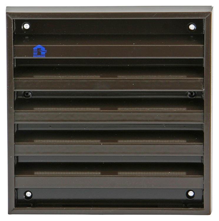 Renson 1006234 - Wandgitter Aufputz 431 Aluminium RAL8019 165x165mm | 2 Stk