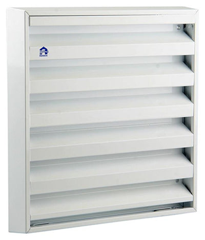 Renson 1006236 - Wandgitter Aufputz 431 Alu Ral 9010 225x225mm | 2 Stk