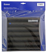 Renson 1006237 - Wandgitter Aufputz 431 Aluminium RAL8019 225x225mm | 2 Stk - afbeelding 3