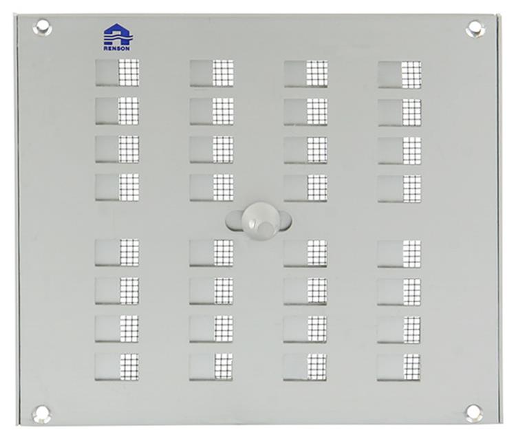 Renson 1006217 – verstellbare Gitterfläche. 4032 Aluminium f1 175x150mm | 2 Stk