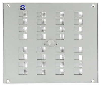 Renson 1006217 – verstellbare Gitterfläche. 4032 Aluminium f1 175x150mm | 2 Stk