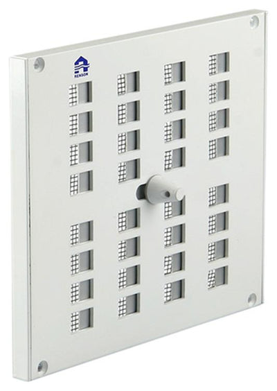 Renson 1006219 – verstellbare Gitterfläche. 4032 Aluminium RAL 9010 175x150mm | 2 Stk