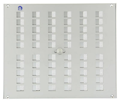 Renson 1006220 – verstellbare Gitterfläche. 4032 Aluminium f1 240x200mm | 2 Stk