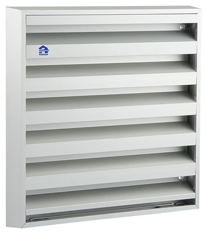 Renson 1006235 - Wandgitter Aufputz 431 Aluminium f1 225x225mm | 2 Stk