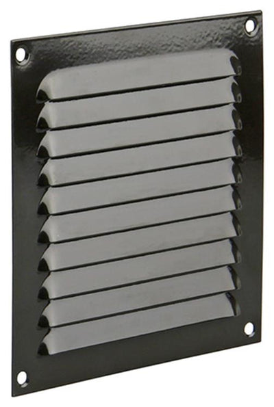 Renson 1015064 - Lamellengitter flach Aluminium braun 150x150mm | 10 Stück