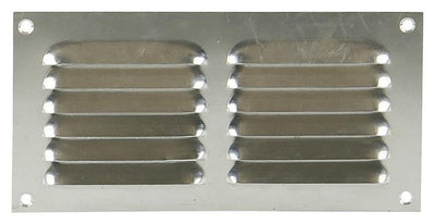 Renson 1015065 – Lamellengitter flach Aluminium f1 200 x 100 mm | 10 Stück