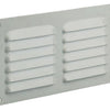 Renson 1015066 - Lamellengitter flach Aluminium weiß 200x100mm | 10 Stück