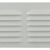 Renson 1015066 - Lamellengitter flach Aluminium weiß 200x100mm | 10 Stück
