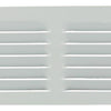 Renson 1015066 - Lamellengitter flach Aluminium weiß 200x100mm | 10 Stück