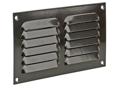 Renson 1015067 - Lamellengitter flach Aluminium braun 200x100mm | 10 Stück