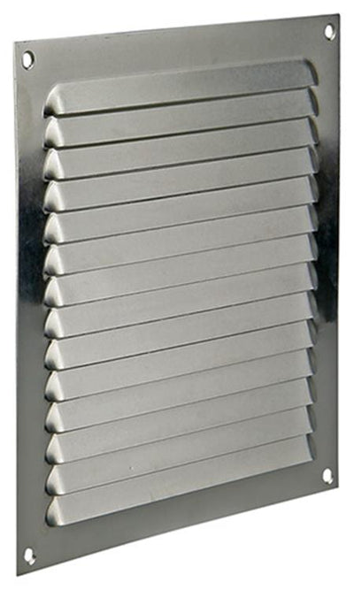 Renson 1015068 – Lamellengitter, flach, Aluminium, F1, 200 x 200 mm | 10 Stück