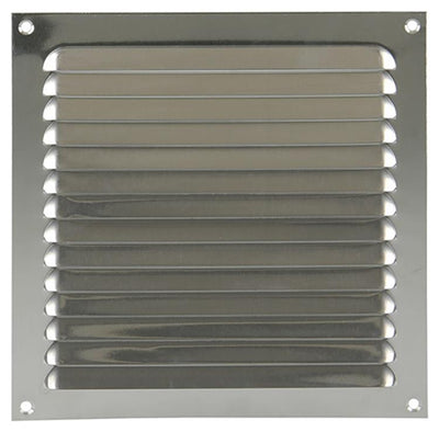 Renson 1015068 – Lamellengitter, flach, Aluminium, F1, 200 x 200 mm | 10 Stück