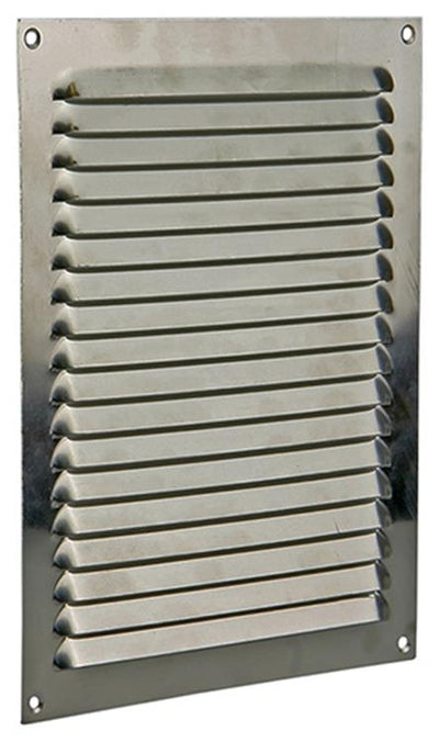 Renson 1015071 – Lamellengitter, flach, Aluminium, F1, 200 x 250 mm | 10 Stück