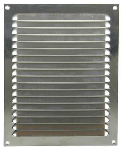 Renson 1015071 – Lamellengitter, flach, Aluminium, F1, 200 x 250 mm | 10 Stück