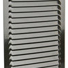 Renson 1015073 - Lamellengitter flach Aluminium braun 200x250mm | 10 Stück