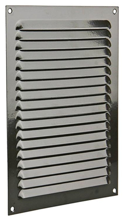 Renson 1015073 - Lamellengitter flach Aluminium braun 200x250mm | 10 Stück
