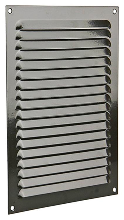 Renson 1015073 - Lamellengitter flach Aluminium braun 200x250mm | 10 Stück