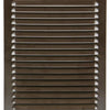 Renson 1015073 - Lamellengitter flach Aluminium braun 200x250mm | 10 Stück