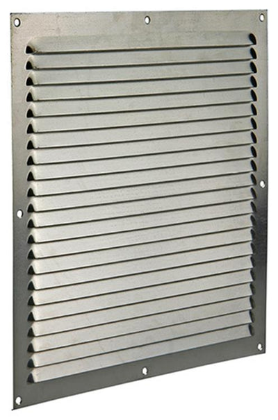 Renson 1015074 – Lamellengitter flach Aluminium f1 300 x 300 mm | 10 Stück