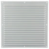 Renson 1015075 - Lamellengitter flach Aluminium weiß 300x300mm | 10 Stück