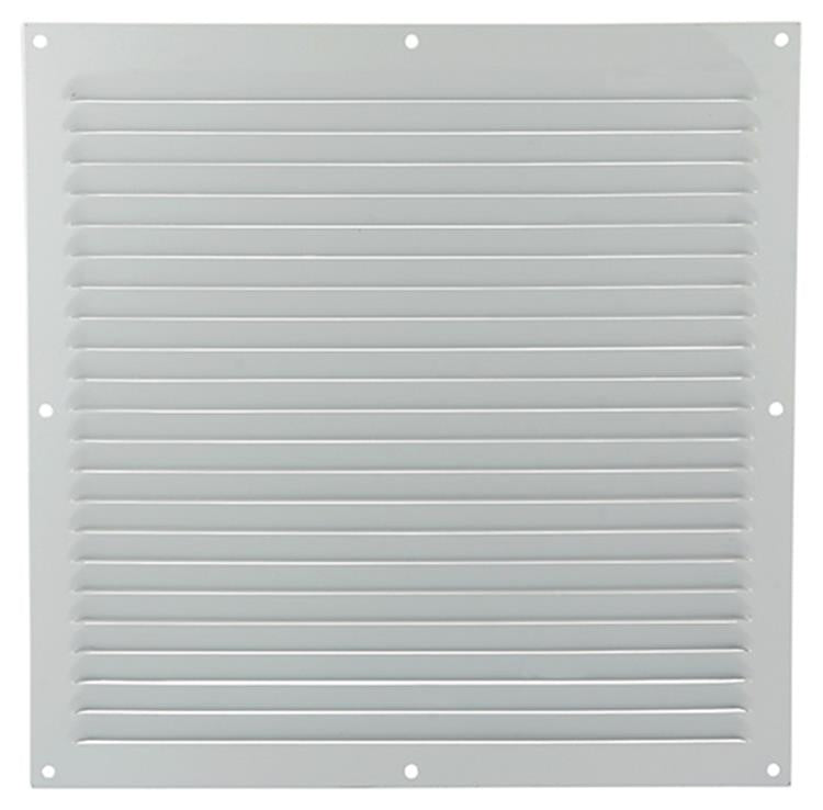 Renson 1015075 - Lamellengitter flach Aluminium weiß 300x300mm | 10 Stück