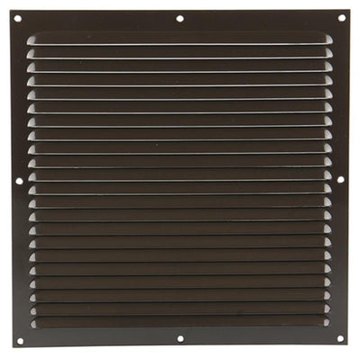Renson 1006314 – Lamellengitter flach Aluminium Ral 8019 300 x 300 mm | 10 Stück