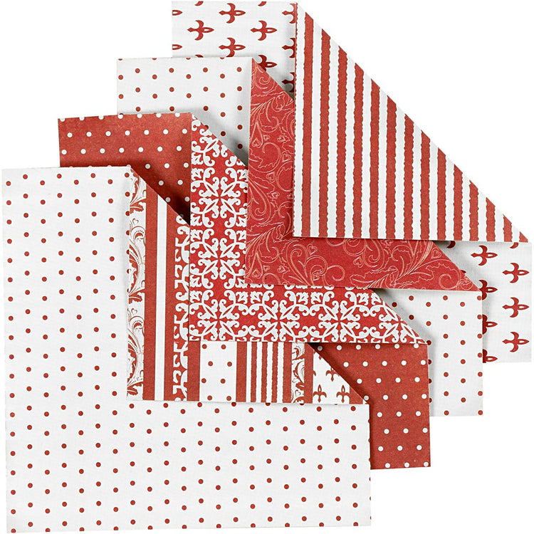 Vivi Gade Origami-Papier, Größe 10 x 10 cm, 80 g, 50 verschiedene Blätter, 1 Box