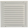 Renson 1006342 – Flügelgitter + Rahmen + Moskitonetz. Konstruktion 437 ral9010 150x150mm | 2 Stk