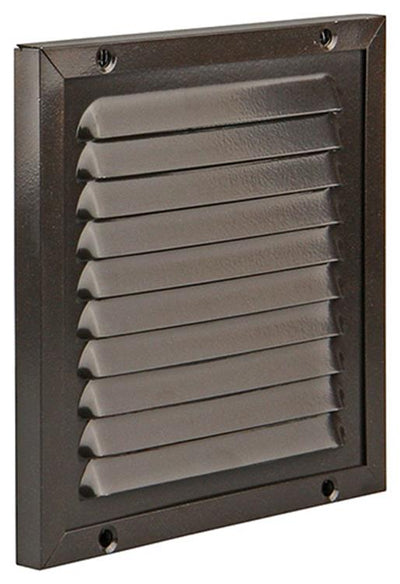 Renson 1006343 – Flügelgitter + Rahmen + Moskitonetz. Konstruktion 437 ral8019 150x150mm | 2 Stk