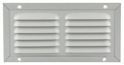 Renson 1006344 – Flügelgitter + Rahmen + Moskitonetz. Bau 437 f1 200x100mm | 2 Stk