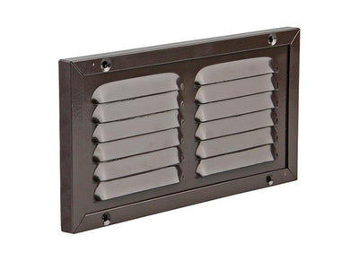 Renson 1006346 – Flügelgitter + Rahmen + Moskitonetz. Konstruktion 437 ral8019 200x100mm | 1 Stk