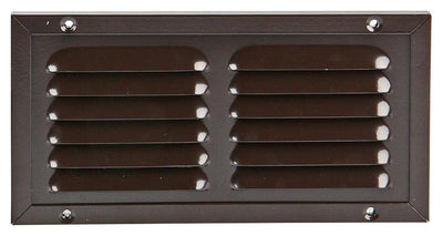 Renson 1006346 – Flügelgitter + Rahmen + Moskitonetz. Konstruktion 437 ral8019 200x100mm | 1 Stk
