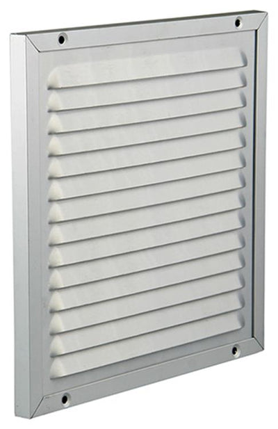 Renson 1006347 – Flügelgitter + Rahmen + Moskitonetz. Konstruktion 437 f1 200x200mm | 2 Stk