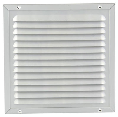 Renson 1006347 – Flügelgitter + Rahmen + Moskitonetz. Konstruktion 437 f1 200x200mm | 2 Stk