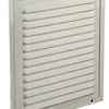 Renson 1006348 – Flügelgitter + Rahmen + Moskitonetz. Konstruktion 437 ral9010 200x200mm | 2 Stk