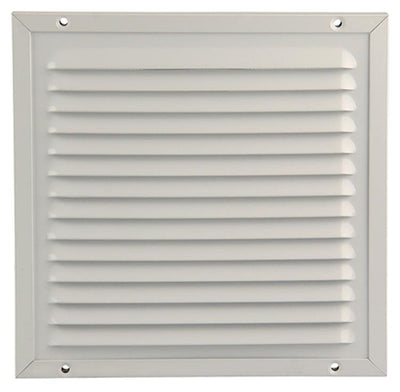 Renson 1006348 – Flügelgitter + Rahmen + Moskitonetz. Konstruktion 437 ral9010 200x200mm | 2 Stk