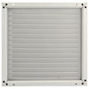 Renson 1006348 – Flügelgitter + Rahmen + Moskitonetz. Konstruktion 437 ral9010 200x200mm | 2 Stk