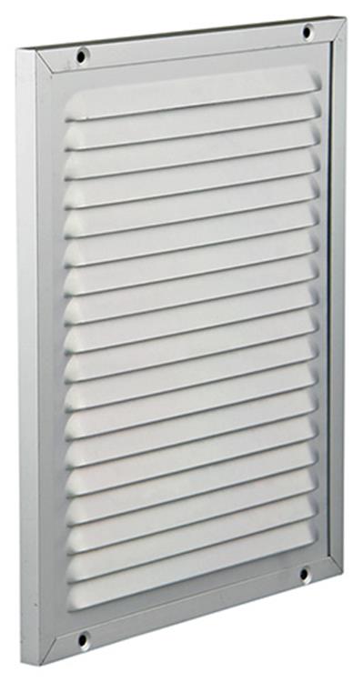 Renson 1006350 – Flügelgitter + Rahmen + Moskitonetz. Bau 437 f1 200x250mm | 2 Stk
