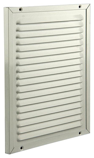 Renson 1006351 – Flügelgitter + Rahmen + Moskitonetz. Konstruktion 437 ral9010 200x250mm | 2 Stk