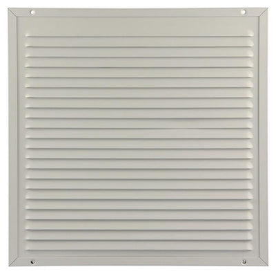 Renson 1006354 – Flügelgitter + Rahmen + Moskitonetz. Konstruktion 437 ral9010 300x300mm | 2 Stk