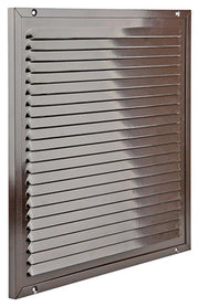 Renson 1006355 – Flügelgitter + Rahmen + Moskitonetz. Konstruktion 437 ral8019 300x300mm | 2 Stk - afbeelding 1
