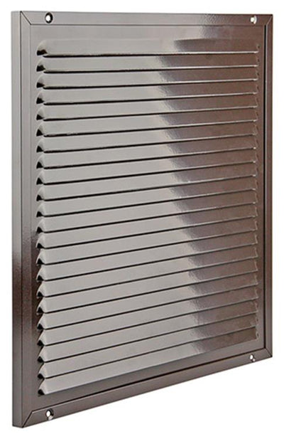 Renson 1006355 – Flügelgitter + Rahmen + Moskitonetz. Konstruktion 437 ral8019 300x300mm | 2 Stk
