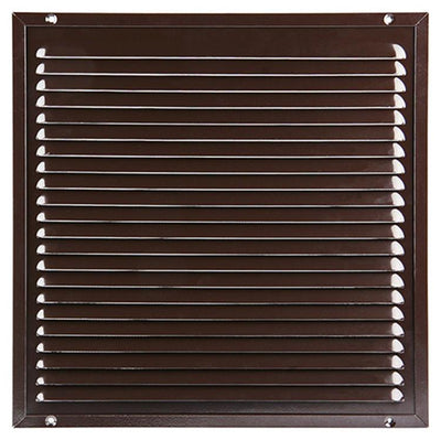 Renson 1006355 – Flügelgitter + Rahmen + Moskitonetz. Konstruktion 437 ral8019 300x300mm | 2 Stk