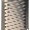 Renson 1006356 – Lamellengitter flach 438 Edelstahl 150 x 150 mm | 5 Stück