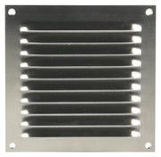 Renson 1006356 – Lamellengitter flach 438 Edelstahl 150 x 150 mm | 5 Stück - afbeelding 2