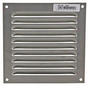 Renson 1006356 – Lamellengitter flach 438 Edelstahl 150 x 150 mm | 5 Stück - afbeelding 3