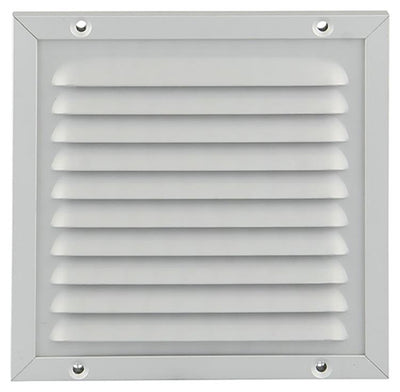 Renson 1006341 – Flügelgitter + Rahmen + Moskitonetz. Bau 437 f1 150x150mm | 2 Stk