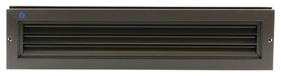 Renson 1006216 - Türgitter 461 Alu Ral 8019 425x76mm | 2 Stk