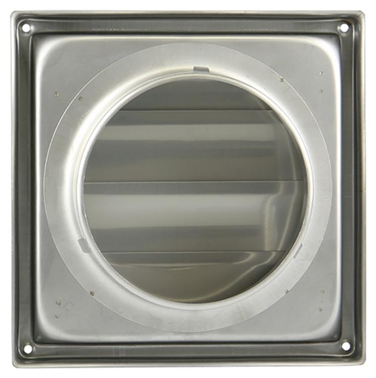 Renson 1006273 – Einbau-Dunstabzugshaubengitter aus Edelstahl 633 ø125 | 2 Stk