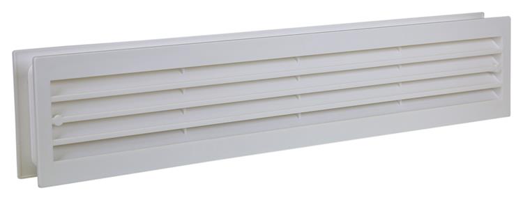 Renson 1006739 - Türgitter PVC 761 weiß 450x90mm | 1 Stk